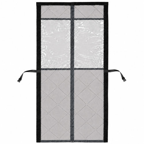 Magnetic Thermal Door Curtain — Grey, 80 × 200 cm