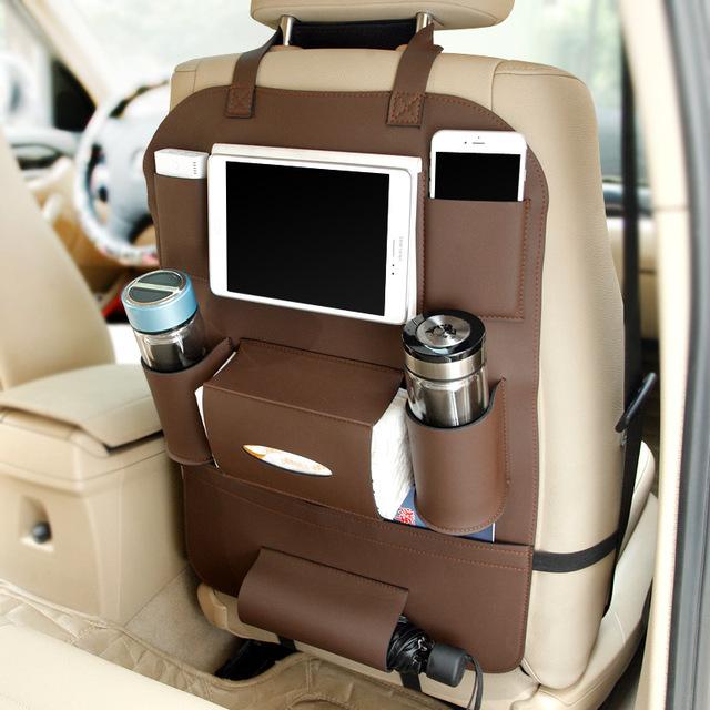 Leather Car Seat Organiser