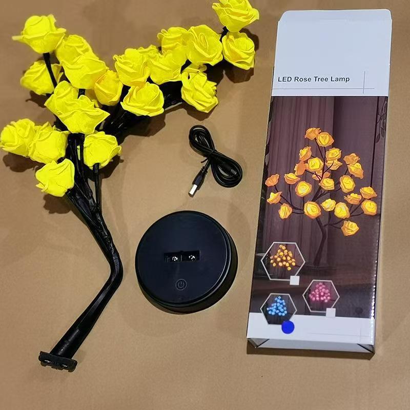 LED Rose Tree Night Light