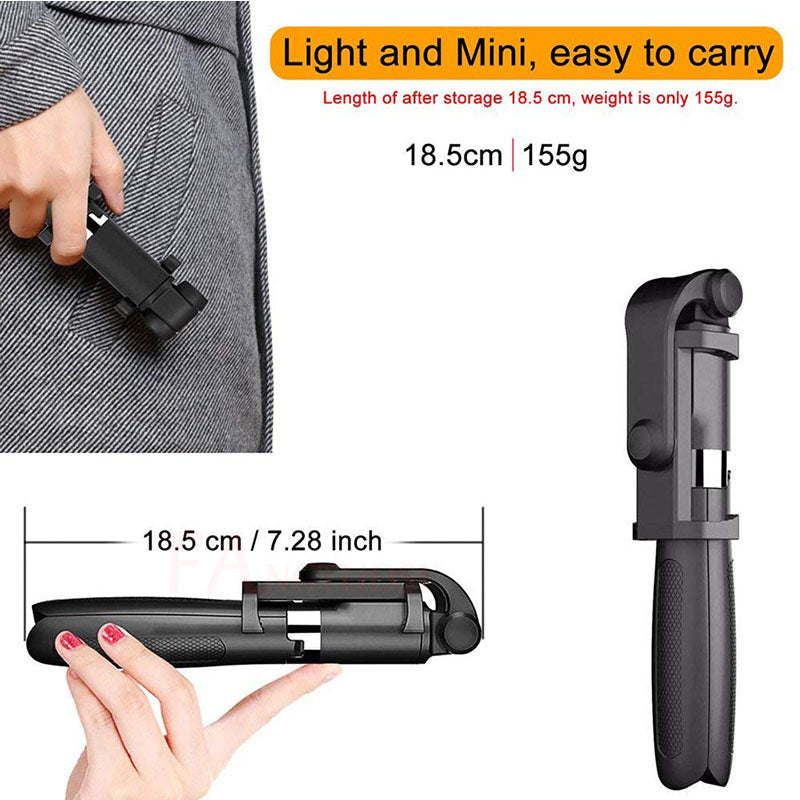 Bluetooth Tripod Selfie Stick