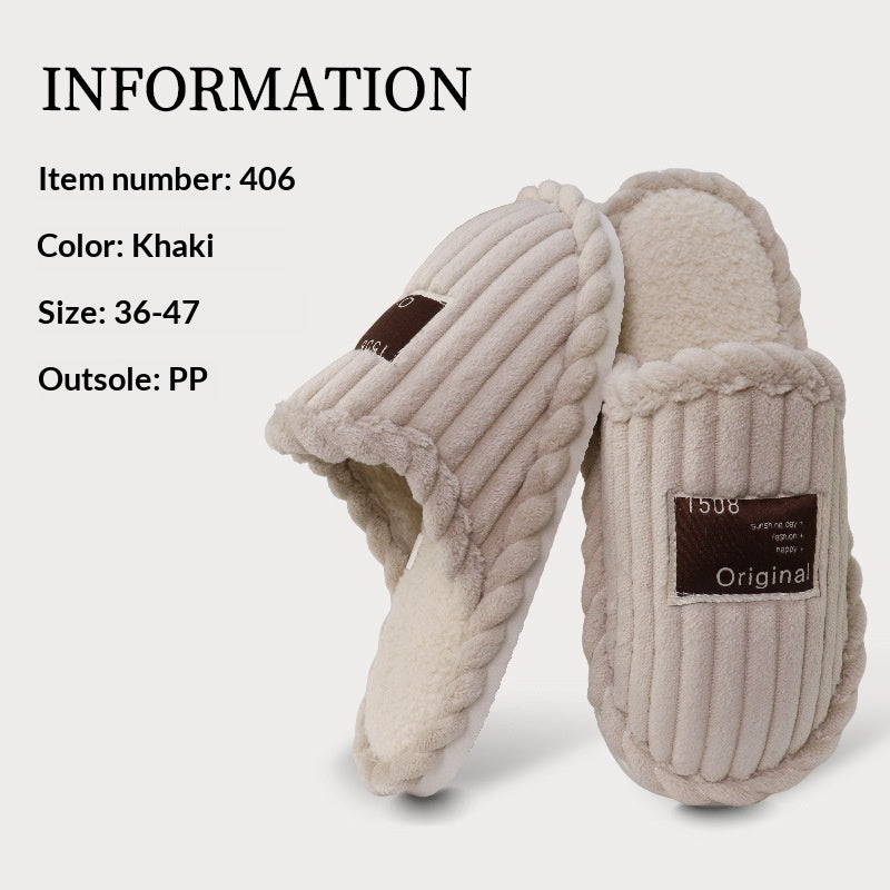 Non-Slip Warm Plush Slippers