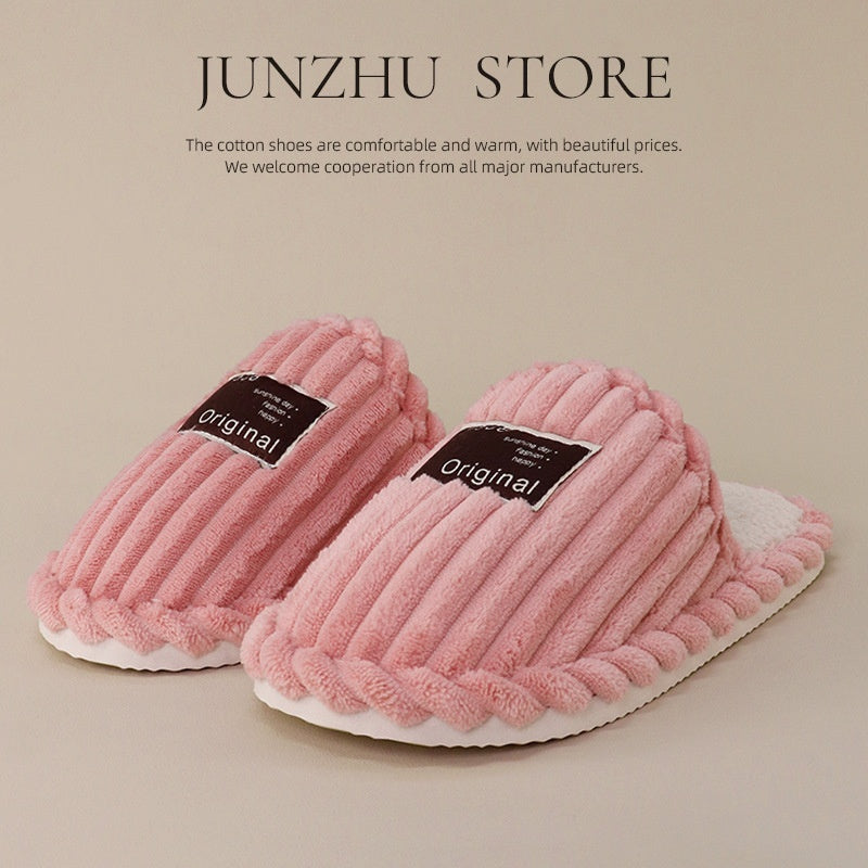Non-Slip Warm Plush Slippers