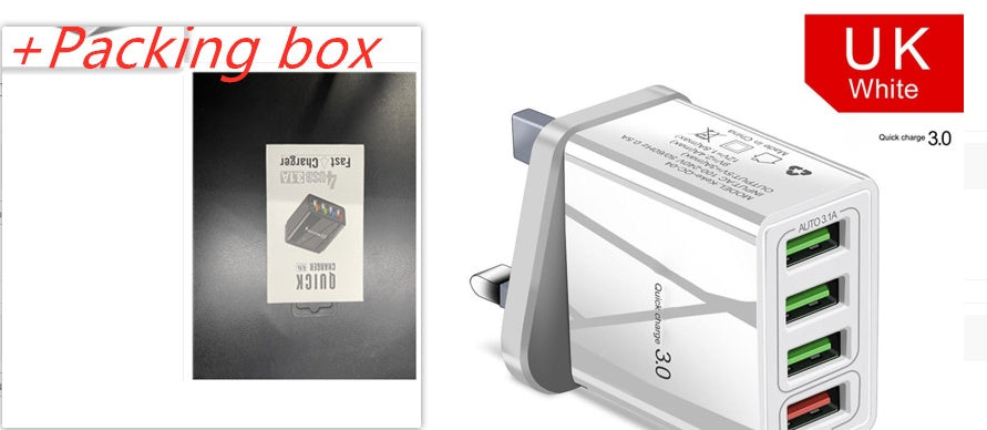 4-Port USB Wall Charger
