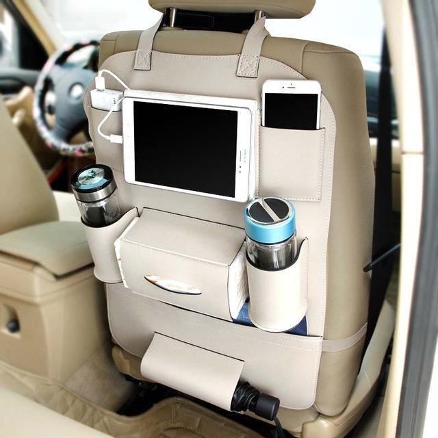 Leather Car Seat Organiser