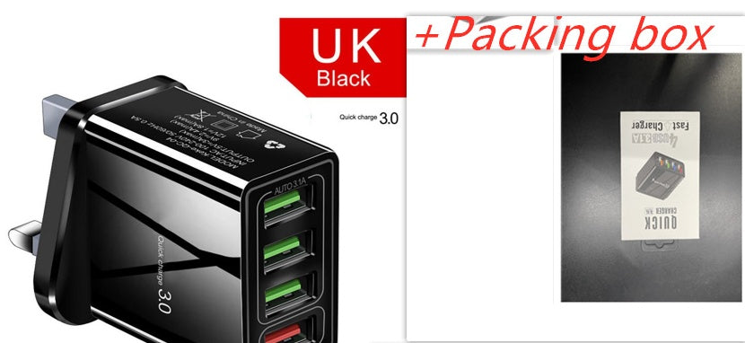 4-Port USB Wall Charger