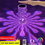 Crystal Rechargeable Table Lamp