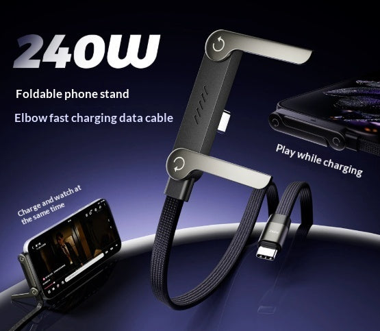 Foldable USB-C Charging Cable