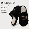 Non-Slip Warm Plush Slippers