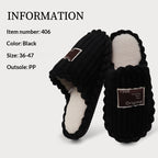 Non-Slip Warm Plush Slippers
